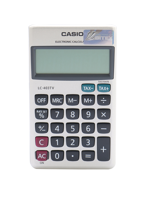 MÁY TÍNH CASIO LC-403TV