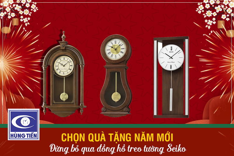 Đồng hồ treo tường Seiko - Quà tặng năm mới không thể thiếu