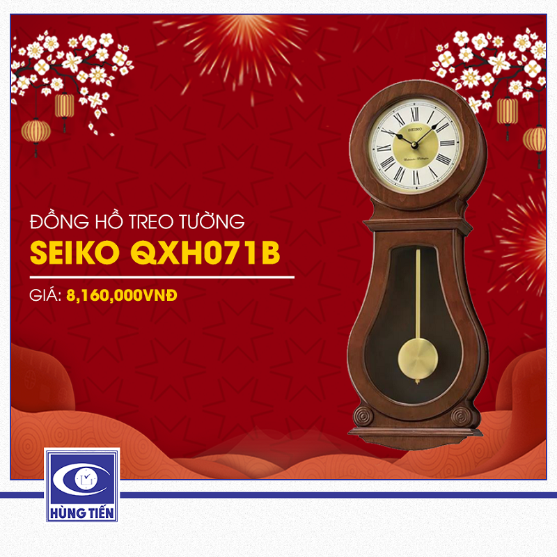 Đồng hồ treo tường Seiko - Quà tặng năm mới không thể thiếu