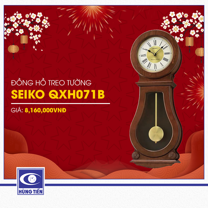 Quà tặng tân gia: Đừng bỏ qua 5 mẫu đồng hồ treo tường Seiko