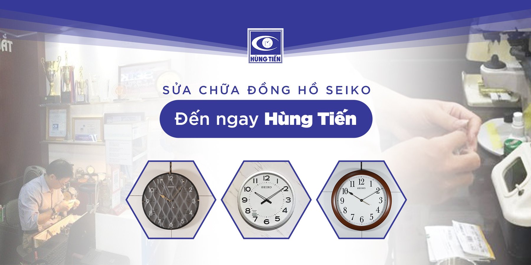Sửa chữa đồng hồ Seiko - Đến ngay Đồng hồ Hùng Tiến