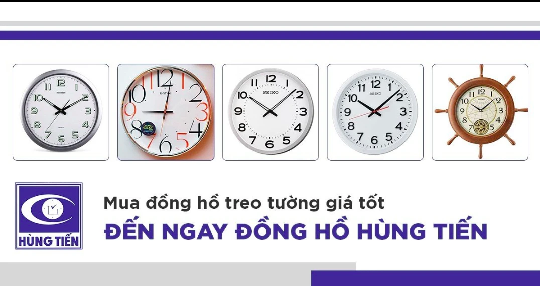 Địa chỉ mua đồng hồ treo tường chất lượng nhất tại Long Biên